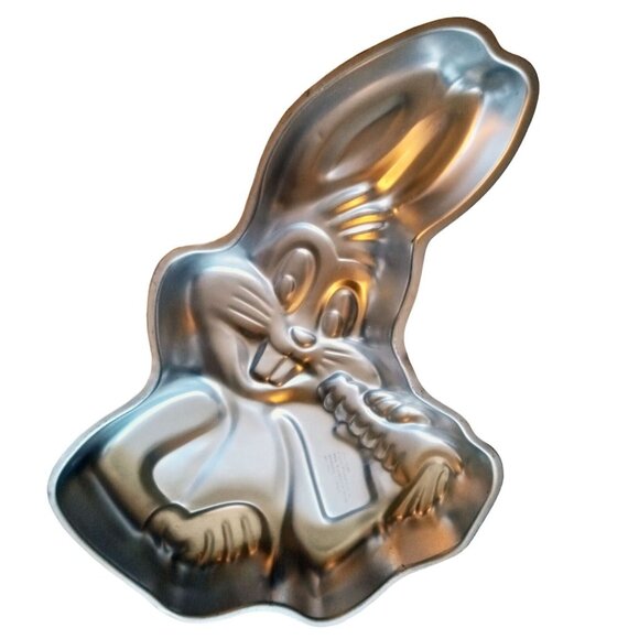 1978 Wilton Bugs Bunny Cake Pan Aluminum Character Vintage 5027598 Bakeware - Picture 14 of 14